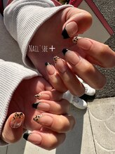 ネイルズビー 国府店(Nail's be)/ヒョウ柄フレンチネイル