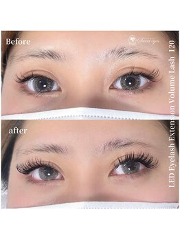 スウィートアイズ(Sweet eyes)/LEDボリュームラッシュ120束