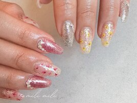 押し花ネイル