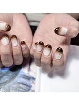 プリュネ(Prune)/カフェラテ/グラデ/ブラウン