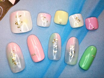 私のビューティー/春のハンドフット☆