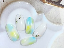 ふんわり大人ネイル