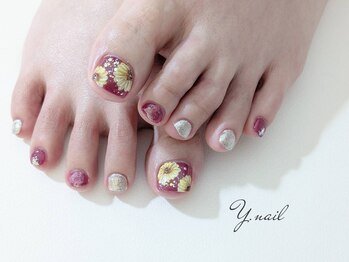 ワイネイル(Y.nail)/ひまわりフット