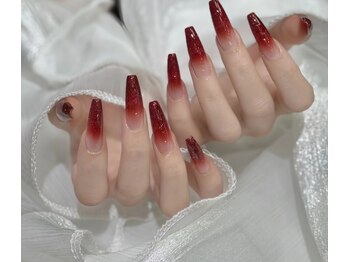 ピンキーネイル(Pinky Nail)/チップラメグラデーション