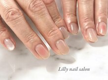 リリー(Lilly)/ワンポイントチークネイル