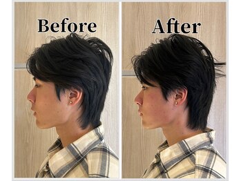 整体ラルース 中目黒(LALUZ)/20代 男性 頭蓋骨小顔矯正 変化