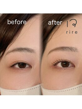 リル つくば店(rire)の写真/派手すぎず、顔立ちになじむ。大人のための上品な目元へ
