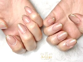 シンプル女子力★先端細ラメ