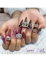 ジュリーネイル 所沢店/ロゴパーツロングネイル