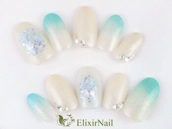 エリクサーネイル 五反田(Elixir Nail)/定額a シンプル/クーポン使用