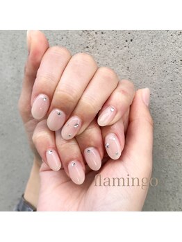 フラミンゴ(flamingo)/クリアホワイト