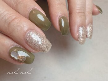 ミリ ミリ(mili mili)/khaki color