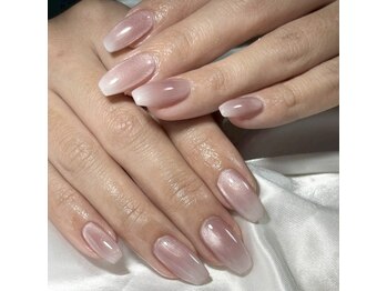 クウラ 学園前店(KUULa)の写真/【JNEC1級ネイリストが叶える】オトナ上品シンプルネイル♪ネイル初めての方にもおすすめです。