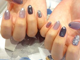 秋色ネイル