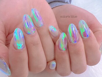 カラーズ ブルー 渋谷店(color's blue)の写真/イベントや夢の国に彩りの指先を【初回オフ無料★うるうるネイル¥10800】話題のネイルでネイルデビュー☆