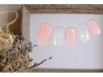 ファストネイル mozoワンダーシティ店(FAST NAIL)/ニュアンス 塗りかけ【11251】