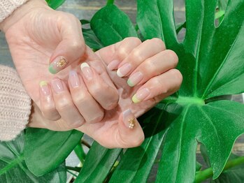 エクレネイルズ(eclait nails)/春フレンチ