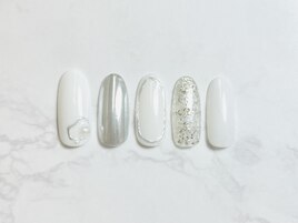 定額トレンド　シルバーラメ