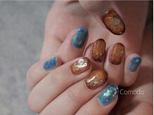 ネイル アトリエ コモード(nail atelier Comodo)/推し活ネイル [スチームパンク]