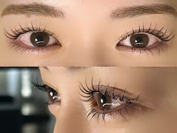 メイティー(MATEY)の写真/自まつげに優しくカールも長持ち!生え方に合わせてぴったりのデザインにするのでバラつきも気にならない◎