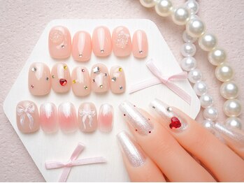 ナイスネイル 梅田店の写真/【全メニューオフ込み★パラジェル取扱】潤艶ちゅるんワンカラー ¥4,120/水光マグネット¥4,790[大阪梅田]