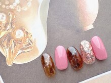 フルールソンネイル(fleur son nail)/9月定額シンプルアート