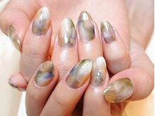 ネイルマジック 仙台一番町店(NAIL MAJIC)/ニュアンス×ミラー★オーダー