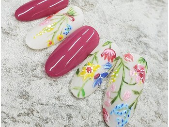 ネイリックス アヴェニール(NAILX avenir)/繊細フラワー