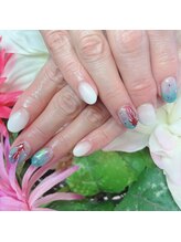 ネイルアンドアイラッシュ リラ 東三国店(Rela)/金魚ネイル