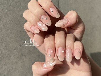 アンク(ankh.)/フレンチガーリーネイル