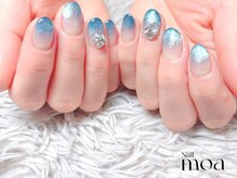 モア(moa)/グラデ　青　マグネット　