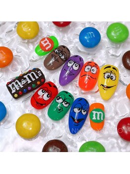 リグネイルスタジオ(Lig nail studio)/M&M''Sネイル