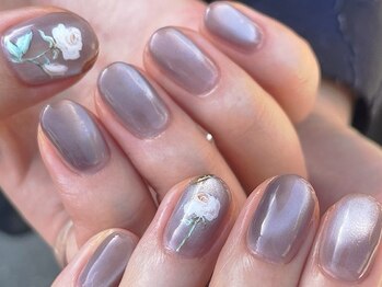 ネイル アトリエ コモード(nail atelier Comodo)/ペイント [白薔薇]