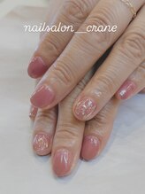 クレイン(Crane)/上品フラワーネイル