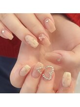 エル(Elle.)/春ネイルお花