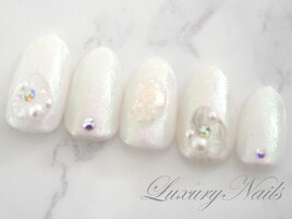 韓国風◇オーロラぷっくりNail