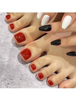 レイネイル アンド レイアイ 長嶺店(RAY NAIL & ray eye)/シンプルワンカラー