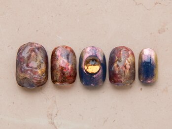 ルフトエーデ(LUFT Ode)/【Art 10】秋色ニュアンスネイル