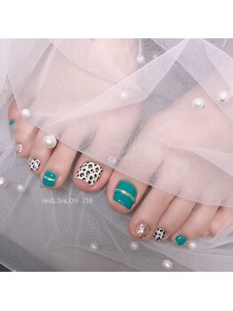 ナナイチゼロ(710)/レオパードフットネイル