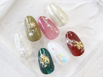 ジョジョ 千里中央店(JOJO)/和柄ネイル★1本アート￥550～