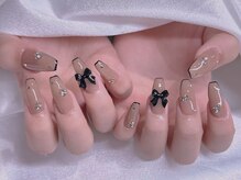 エムズ ネイルサロン(M2)/ベージュワンホンネイル