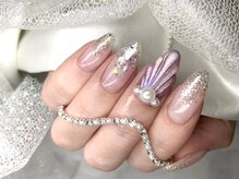 ロワ バイ ジョアアンジェ(Roi by joieange)/シェル　貝殻ネイル　キラキラ