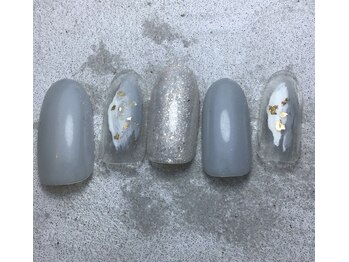ネイルサロンクリアヴィラ(nail salon clear villa)/simple design ¥7990