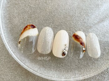 ウィスプ(WHISP)/べっ甲フレンチ/パラジェル込み