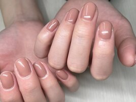 ワンカラーネイル(スキンカラー)