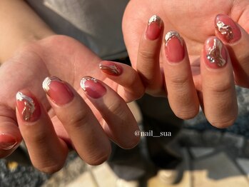 アンティークゴールドネイル