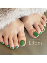ネイルアトリエ リトム(Nail atelier Litom)/フット/ワンカラー