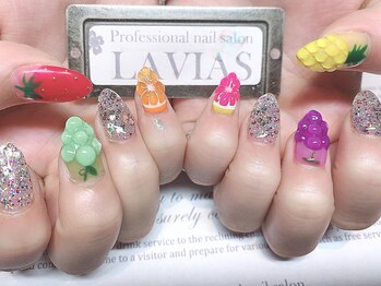 プロフェッショナル ネイルサロン ラヴィアス(LAVIAS)/【ジェル】お好きなアート6本