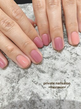 プライベート ネイルサロン マーマ(murmur)/ちゅるんワンカラー