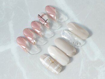 アバネイル アクア 千種店(AVANAIL AQUA)/【ツイード・チェックネイル】